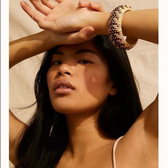 Free people Bali Straw Bangle - Picture 1 of 5